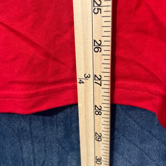 Under Armour Red Center Logo Athletic Loose Fit T-Shirt Mens Size XL - Picture 4 of 6